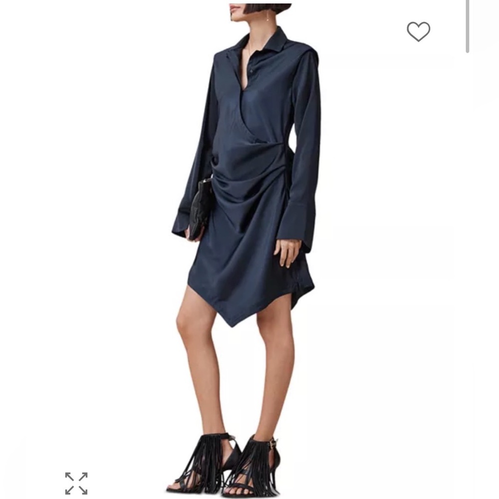 NWT- ALL SAINTS Tira Mini Dress, Collegiate Blue, US8 - Picture 5 of 12